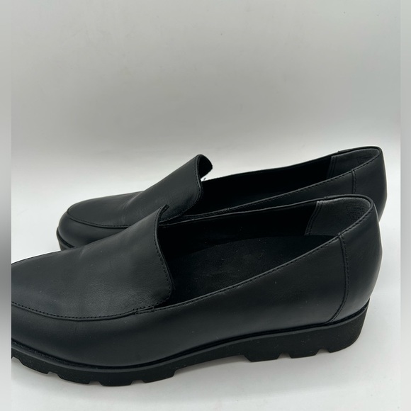 Vionic Kensley Women's Slip On Loafer Black Nappa Leather, Chunky Size 9 - Picture 5 of 12